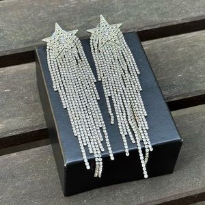 Gorgeous Free People rhinestone star earrings